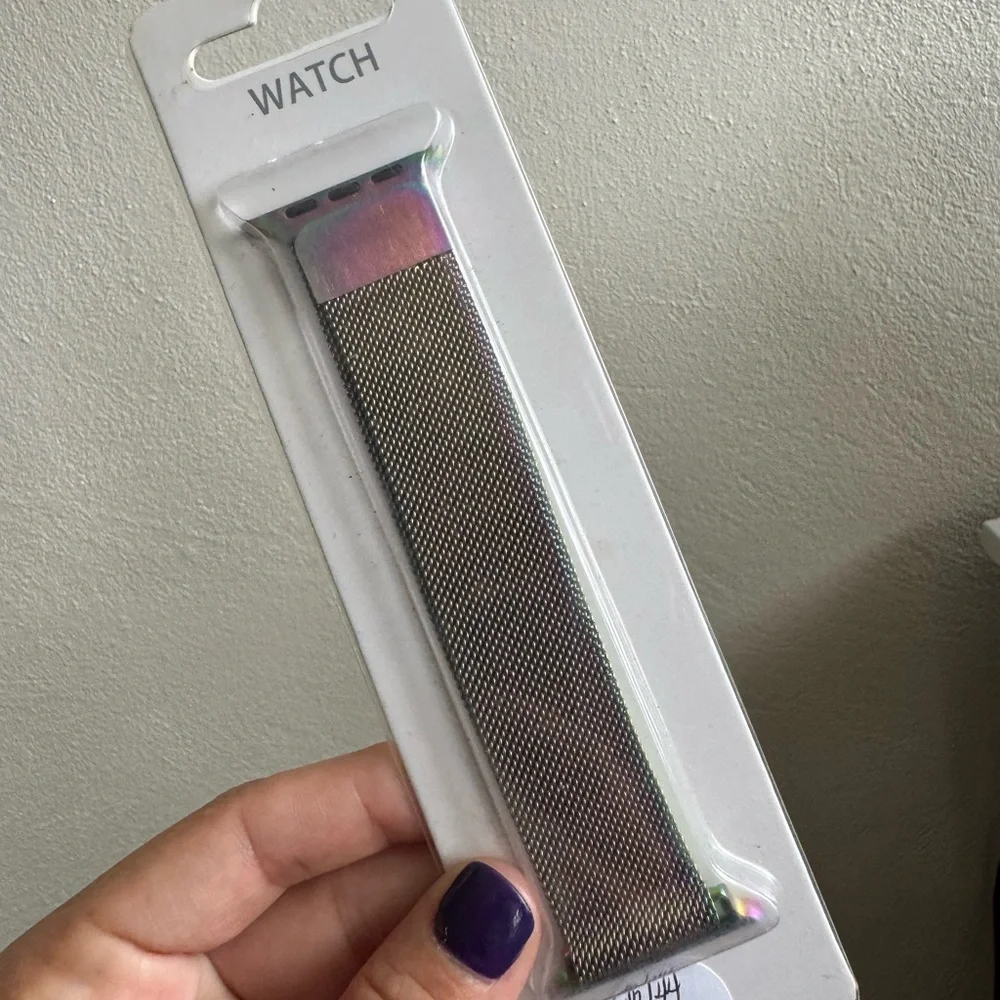 Stainlees steel Tornasol magnetic Apple Watch Band - Picture 2 of 6